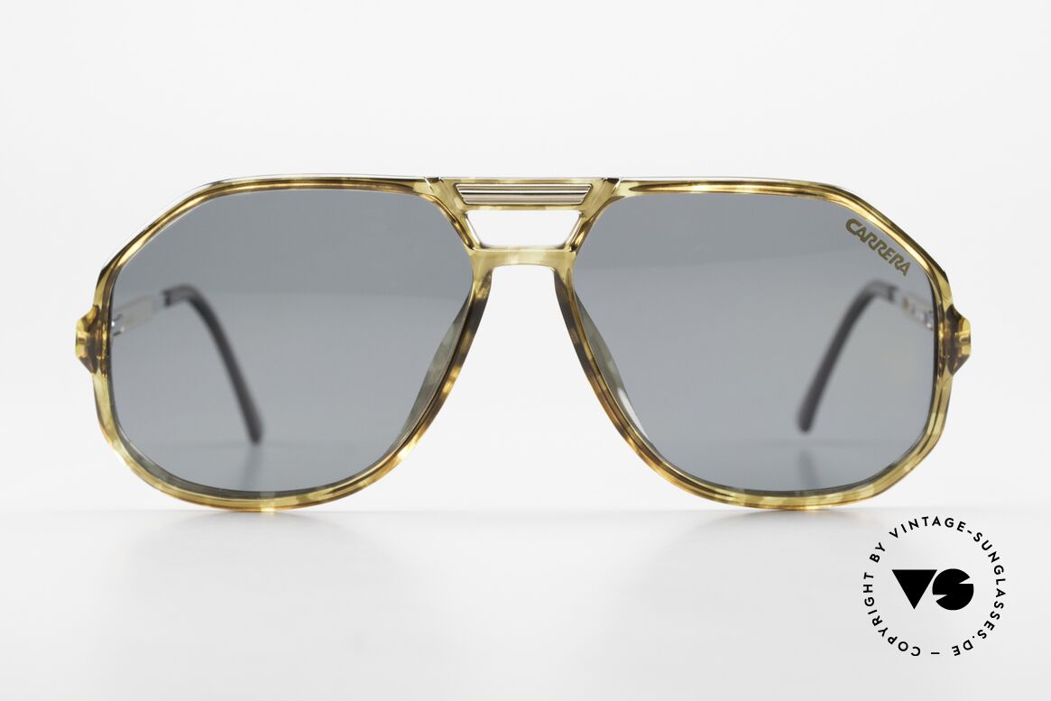 Carrera 5316 Verstellbare 80er Brille, Modell 5316, col. 10, Größe 58-17, Vario Bügel, Passend für Herren