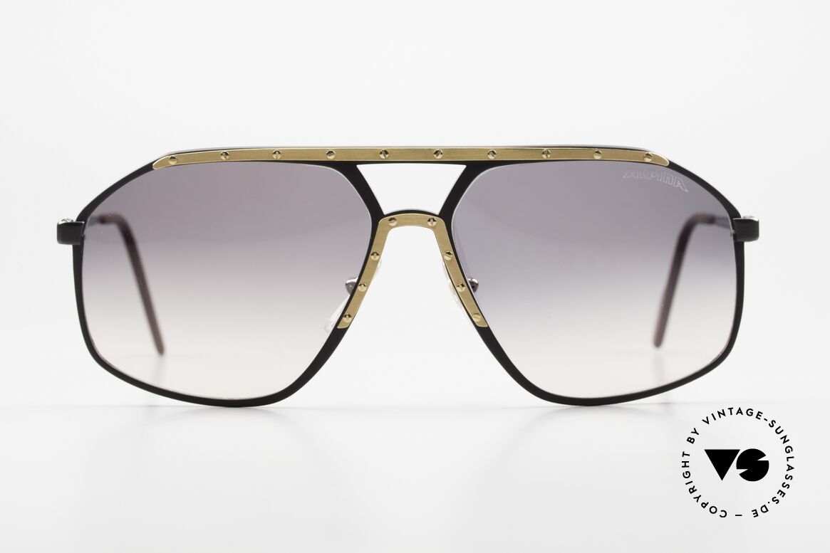 Alpina M1/7 80er Herren Brille X-Large, kostbares ORIGINAL aus den späten 80ern; frühe 90er, Passend für Herren