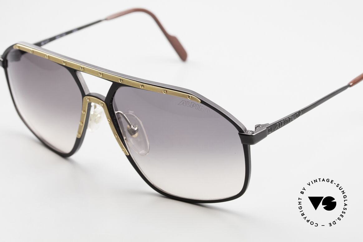 Alpina M1/7 80er Herren Brille X-Large, ein Hybrid aus den Klassikern Alpina M1 & Alpina M6, Passend für Herren
