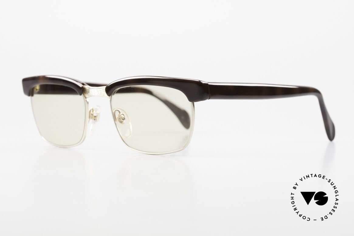 Rodenstock Arnold 60er Jahre Golddoublé Brille, 1/20 des Metalls sind 12kt Gold (Wahnsinns-Qualität), Passend für Herren