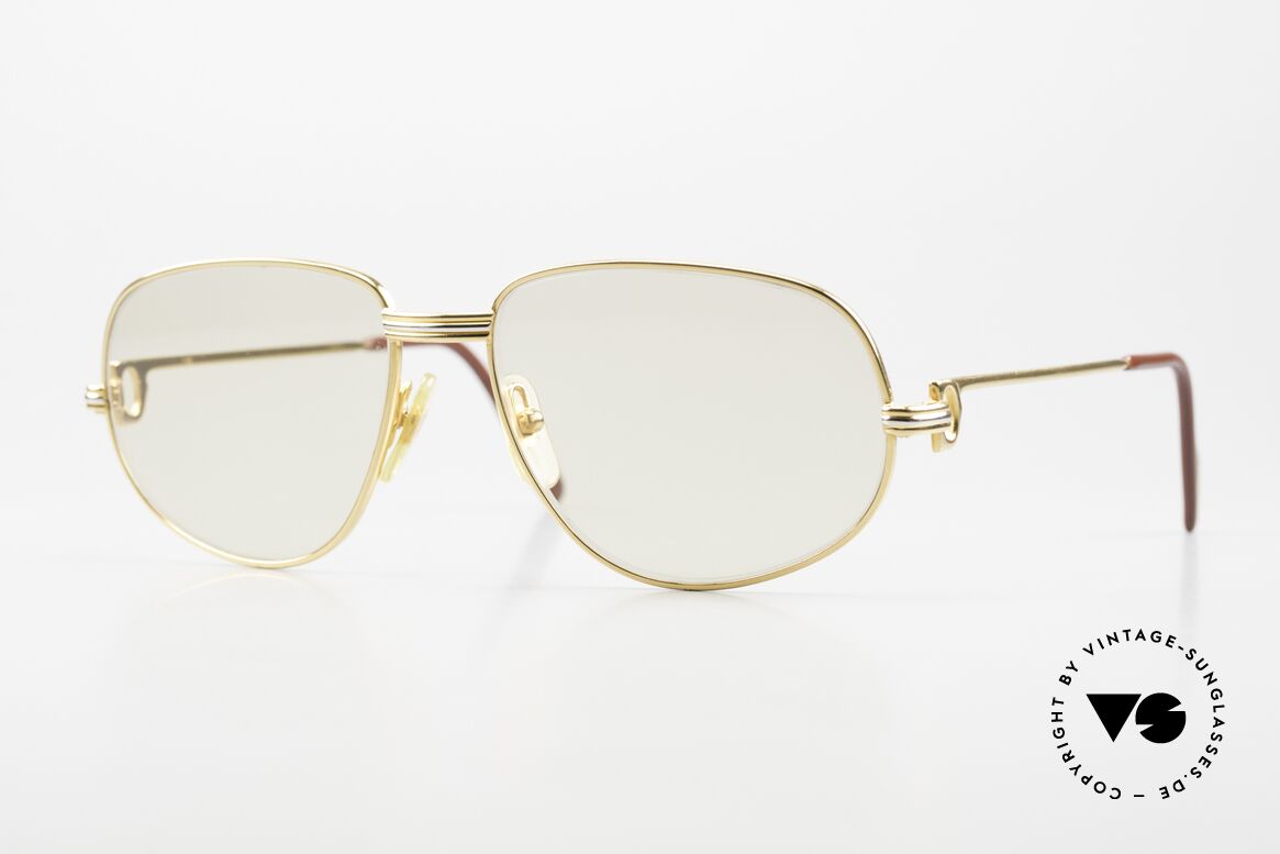 Cartier Romance LC - M Gläser Verdunkeln Automatisch, vintage CARTIER Luxus-Sonnenbrille; Modell ROMANCE, Passend für Herren und Damen