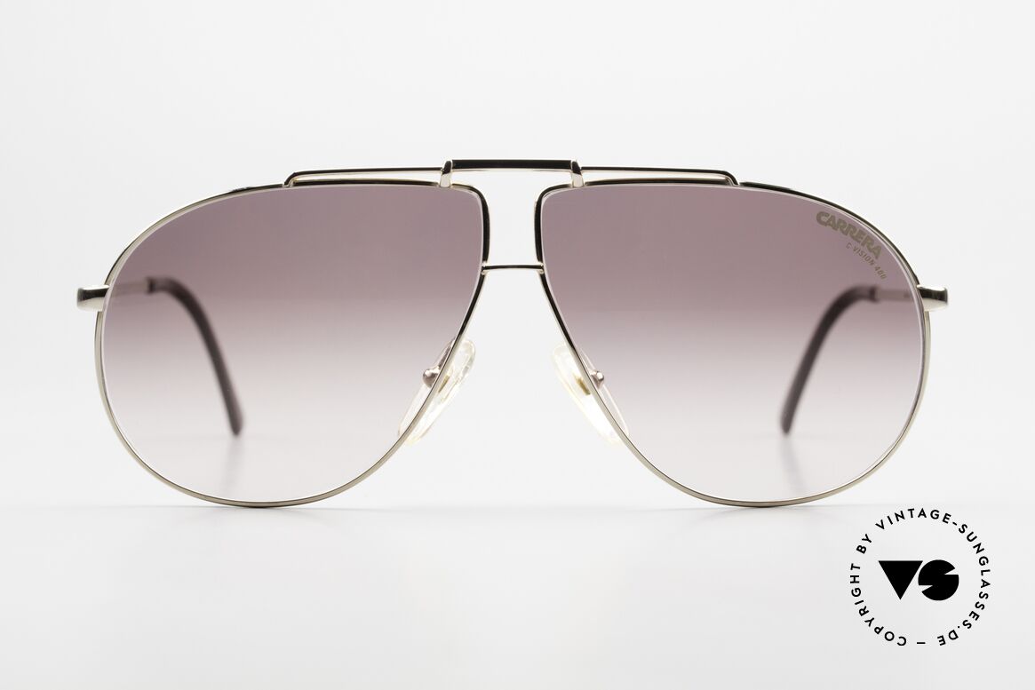 Carrera 5312 Aviator Sonnenbrille Herren, alte 80er Jahre Carrera Sonnenbrille in Pilotenform, Passend für Herren