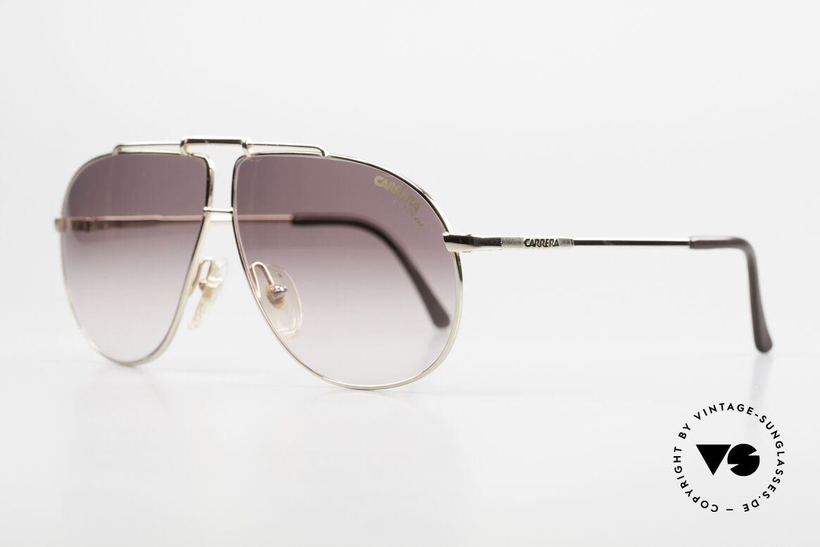 Carrera 5312 Aviator Sonnenbrille Herren, Top-Qualität & sehr elegantes Design von ca. 1987, Passend für Herren