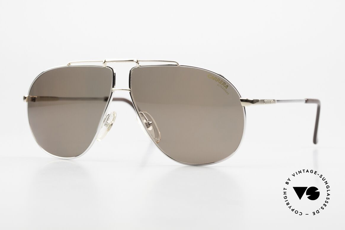 Carrera 5312 1980er Sonnenbrille Bicolor, Carrera Sonnenbrille, Modell 5312 in Größe 62-09, Passend für Herren