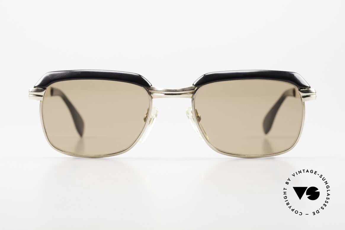 Metzler JK 60er Brille 12kt Golddoublé, Echt-Golddoublé Fassung im 1/10 12k Mischverhältnis, Passend für Herren