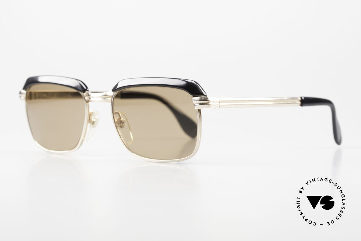 Metzler JK 60er Brille 12kt Golddoublé, 1/10 des Metalls sind 12kt Gold (Wahnsinns-Qualität), Passend für Herren