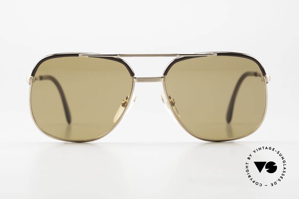 Rodenstock Bastian 70er Golddoublé Sonnenbrille, Echt-Golddoublé Fassung im 1/20 10k Mischverhältnis, Passend für Herren