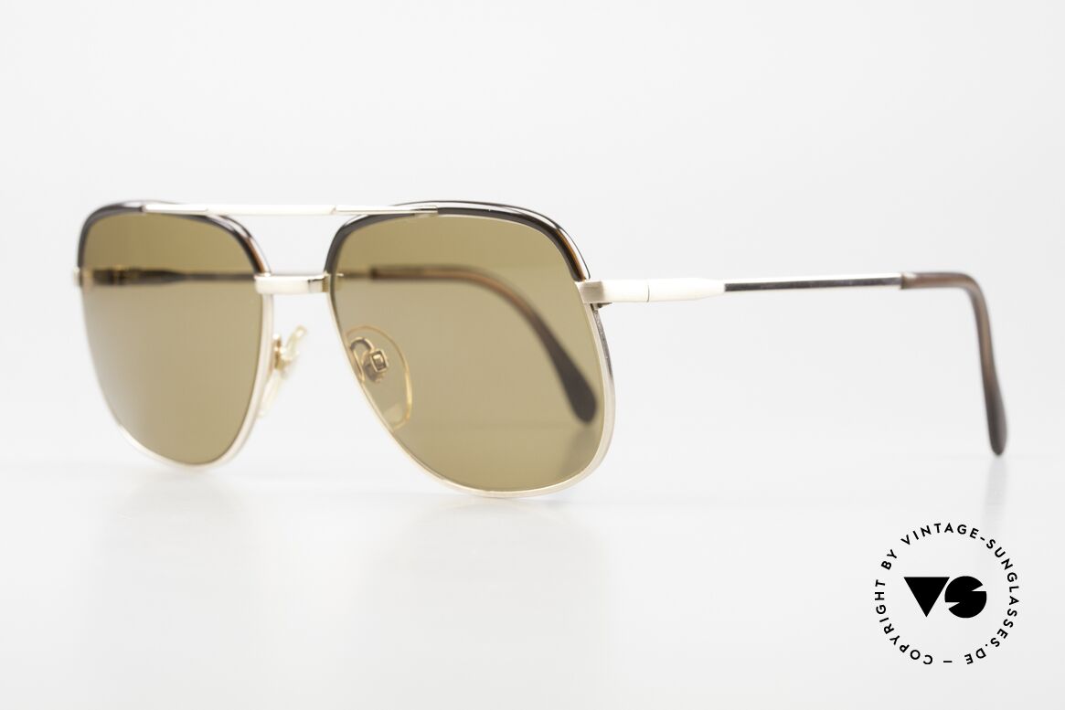 Rodenstock Bastian 70er Golddoublé Sonnenbrille, 1/20 des Metalls sind 10kt Gold (Wahnsinns-Qualität), Passend für Herren