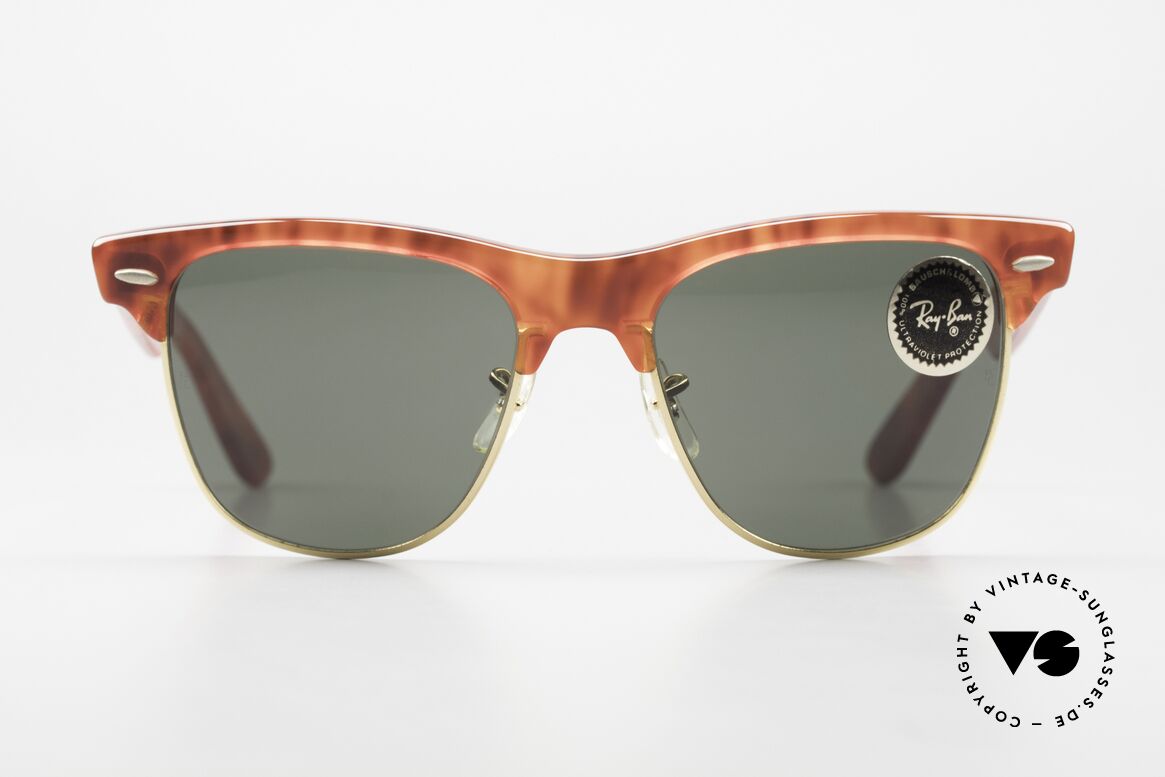 Ray Ban Wayfarer Max II Alte B&L USA Sonnenbrille, B&L G15 Mineral-Mineralgläser (100% UV-Schutz), Passend für Herren