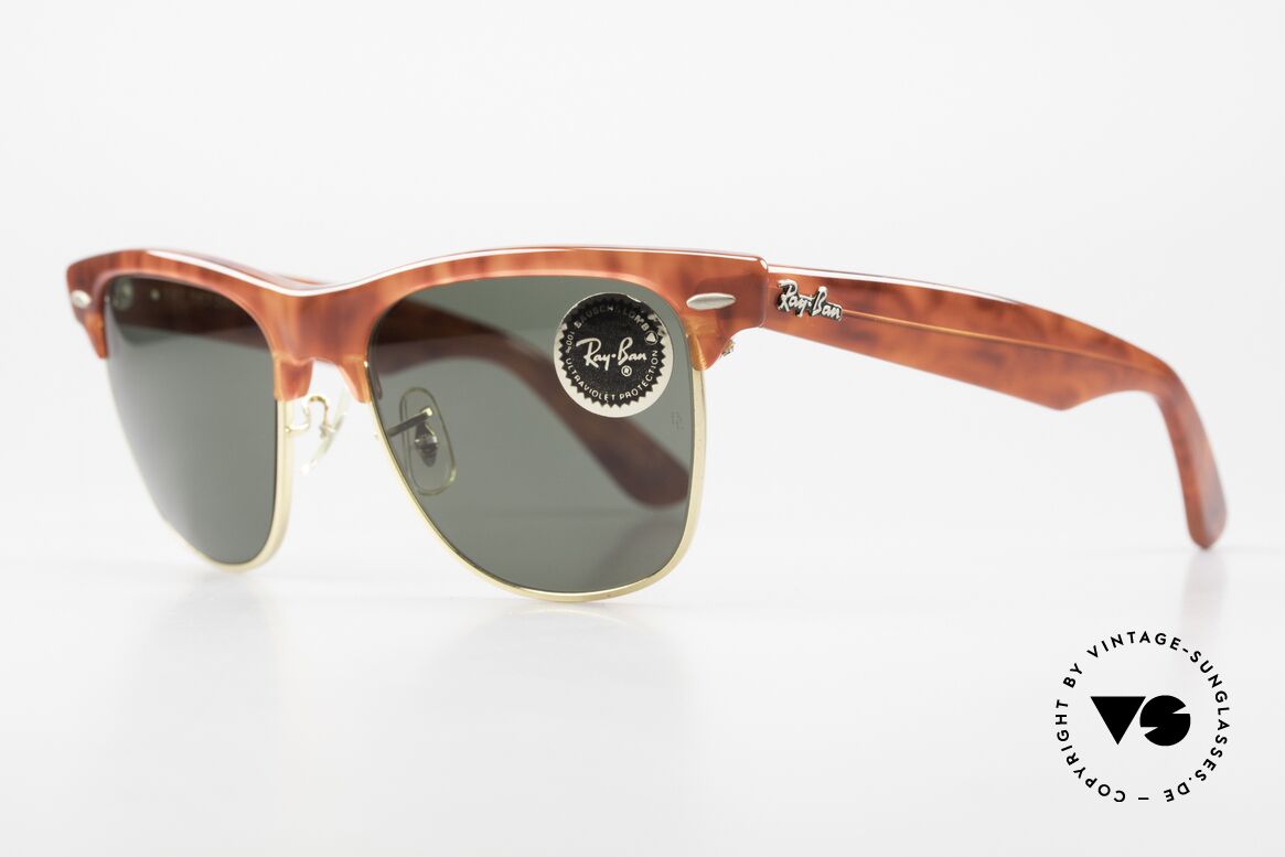 Ray Ban Wayfarer Max II Alte B&L USA Sonnenbrille, herausragende Qualität (fühlbar massiv & wertig), Passend für Herren