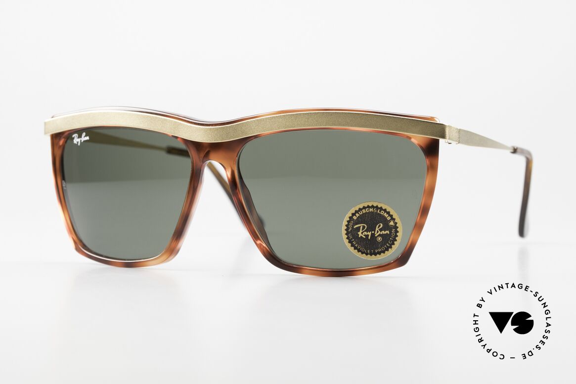 Ray Ban Olympian III True Vintage USA Original, Unisex-Modell der RAY-BAN Olympian Collection, Passend für Herren und Damen