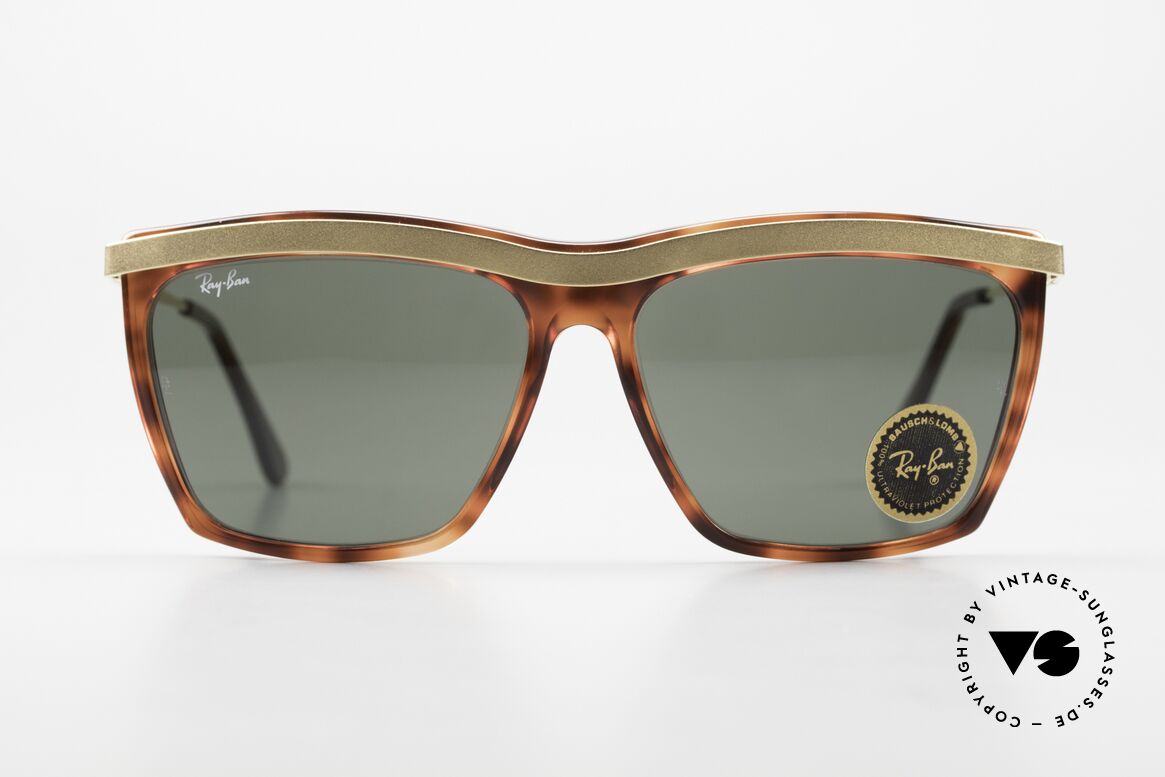 Ray Ban Olympian III True Vintage USA Original, alte Ray Ban Designersonnenbrille aus den 80ern, Passend für Herren und Damen