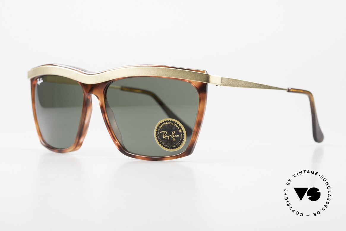 Ray Ban Olympian III True Vintage USA Original, mit B&L G15 Qualitätsgläsern (100% UV Schutz), Passend für Herren und Damen