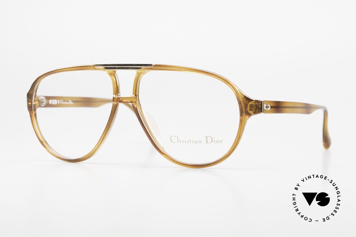 Christian Dior 2457 80er Optyl Aviator Brille, Christian Dior Brille Mod. 2457, col. 11, Gr. 57-12, Passend für Herren