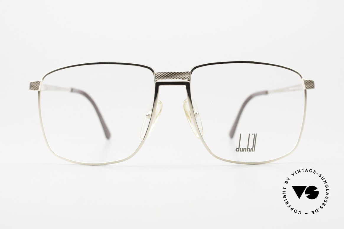 Dunhill 6071 Herrenbrille 80er Vergoldet, stilvolle Dunhill vintage Brillenfassung von 1989, Passend für Herren
