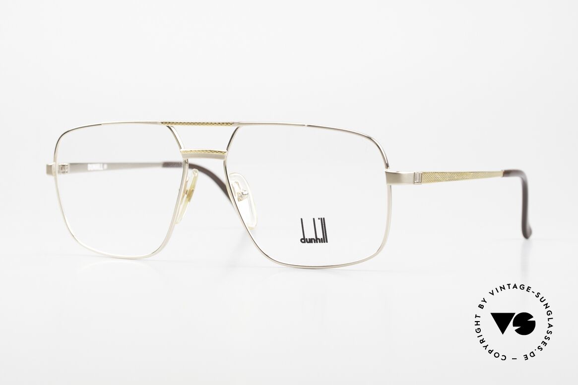Dunhill 6068 Multi Vergoldete Brille 1988, premium vintage Alfred DUNHILL Brille von 1988, Passend für Herren