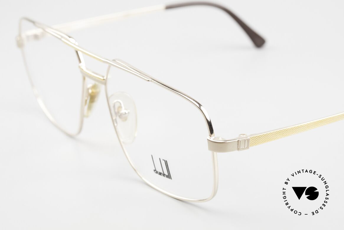 Dunhill 6068 Multi Vergoldete Brille 1988, distinguiert kultiviert: ein wahres Gentleman Modell, Passend für Herren