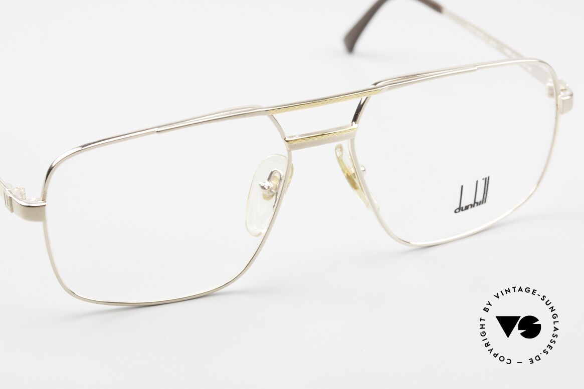 Dunhill 6068 Multi Vergoldete Brille 1988, ungetragen (wie alle unsere vintage Dunhill Brillen), Passend für Herren