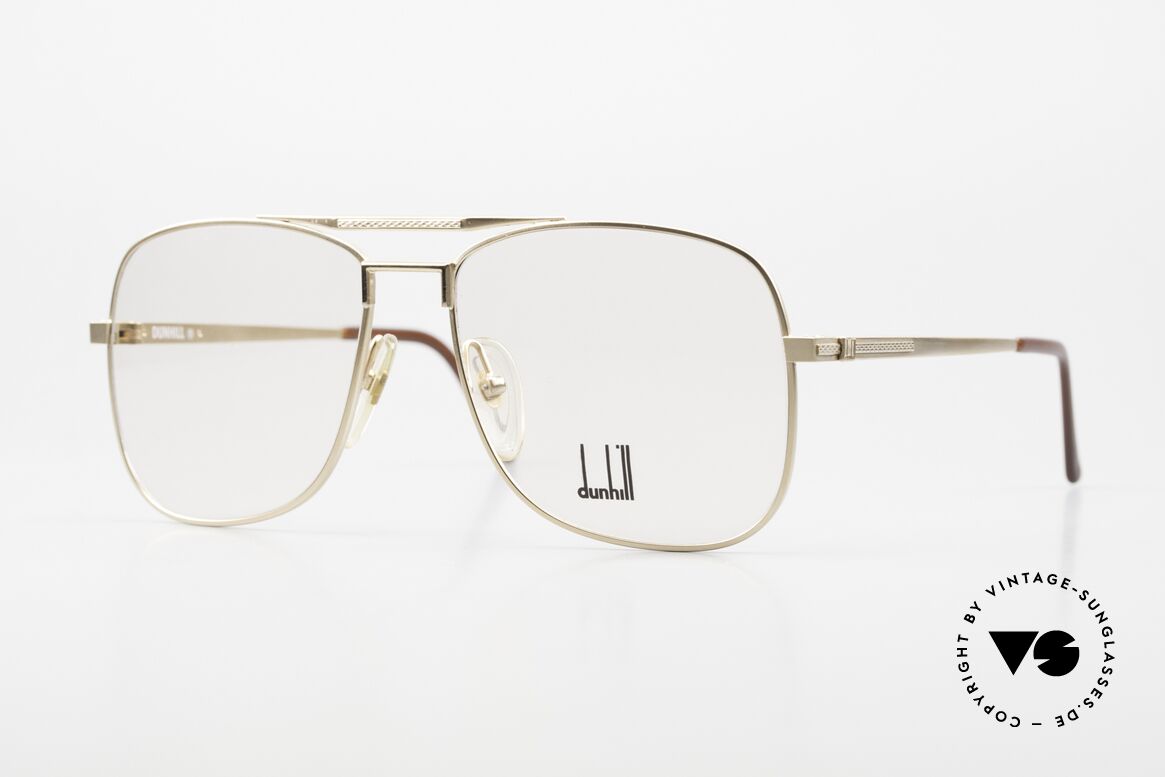 Dunhill 6038 High-End 1980er Qualität, A. Dunhill Brille, Modell 6038 in Gr. 57/16 von 1986, Passend für Herren