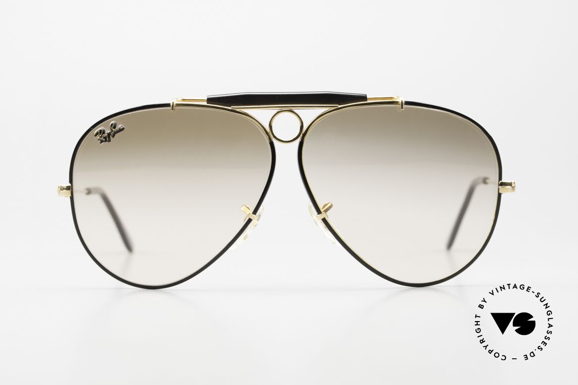 Ray Ban Shooter Precious Metals 24kt GP, kostbare 'Precious Metals' Sonder-Edition; Gr. 62/14, Passend für Herren