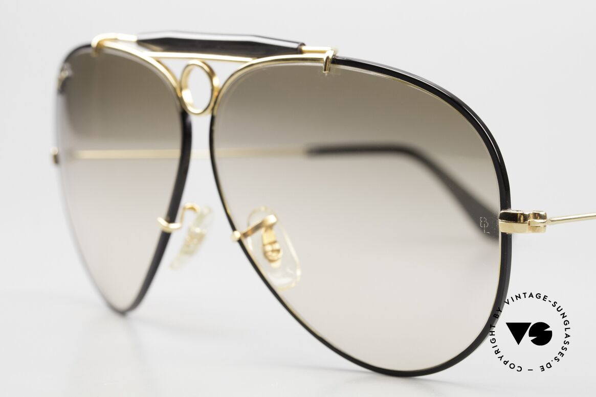 Ray Ban Shooter Precious Metals 24kt GP, produziert in den 1970ern & 80ern von Bausch&Lomb, Passend für Herren