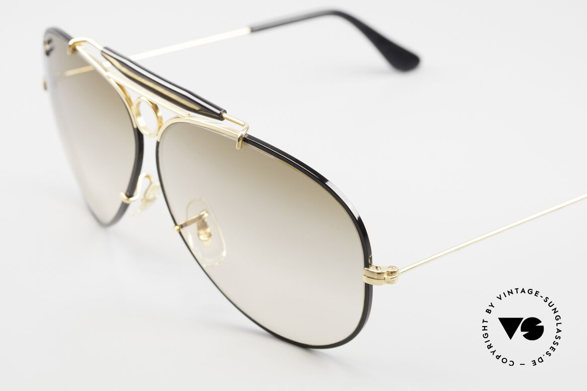 Ray Ban Shooter Precious Metals 24kt GP, ungetragen (inzwischen ein begehrtes Sammlerstück), Passend für Herren