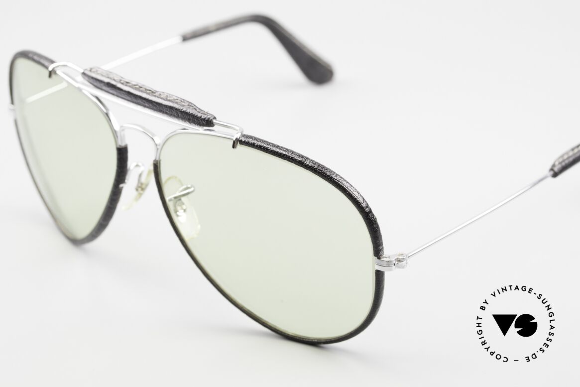 Ray Ban Outdoors II Leathers Lederbrille Mit Automatikglas, Changeable-Gläser verdunkeln bei Sonne automatisch!, Passend für Herren