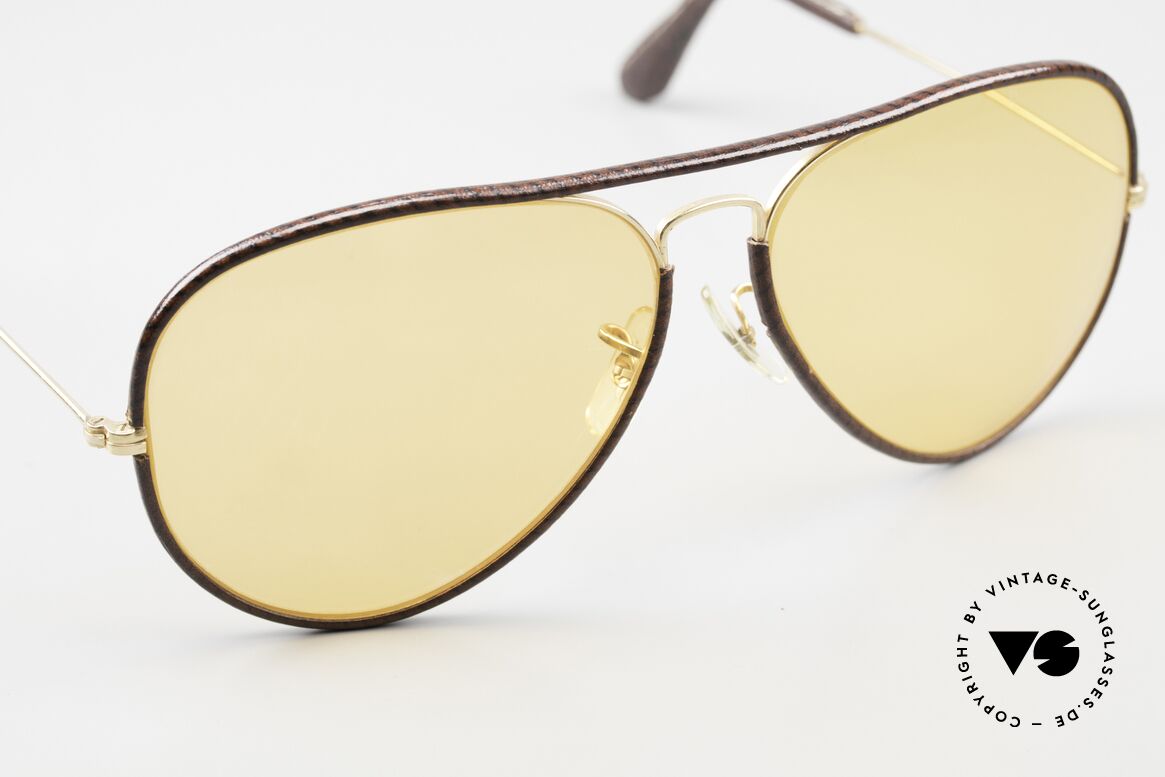 Ray Ban Large Metal II Leathers Changeable USA, ungetragenes Exemplar; inzwischen ein Sammlerstück, Passend für Herren