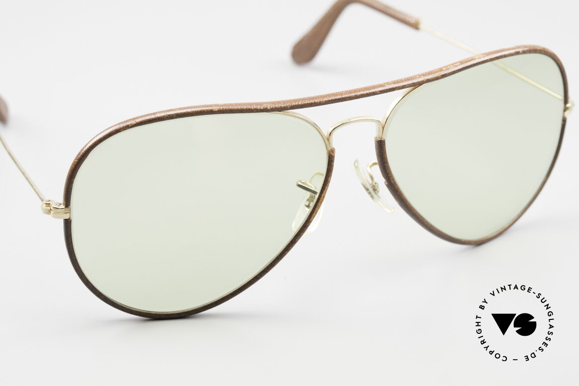 Ray Ban Large Metal II Green Changeable Gläser B&L, ungetragenes Exemplar; inzwischen ein Sammlerstück, Passend für Herren