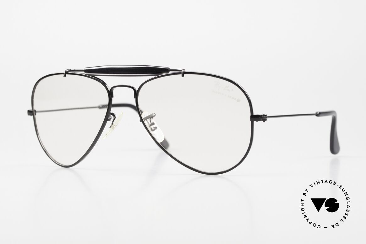 Ray Ban Outdoorsman Rare Alte 56mm B&L USA Brille, rare vintage Ray-Ban Aviator Brillenfassung, Passend für Herren und Damen