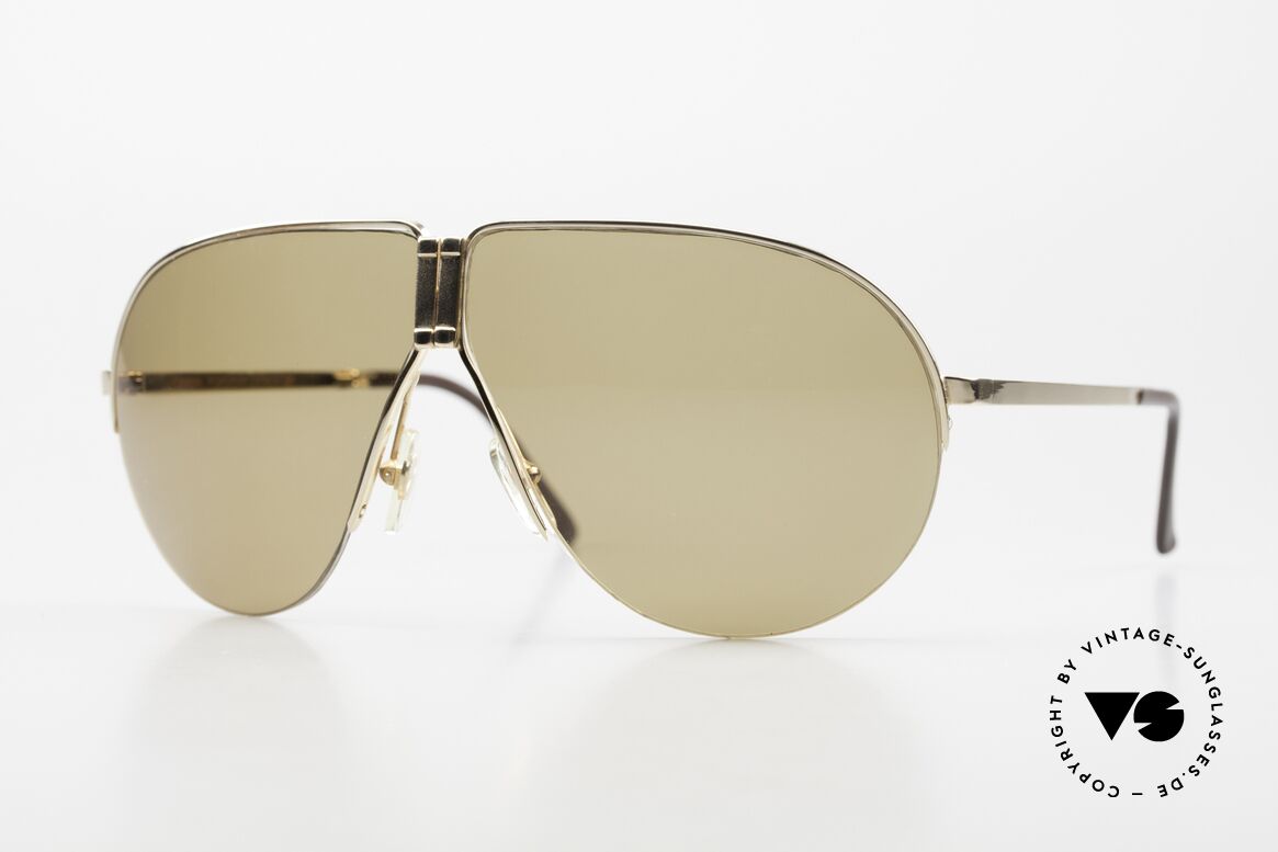 Porsche 5628 Faltbare Designerbrille 80er, praktische 80er Jahre Faltsonnenbrille für Herren, Passend für Herren