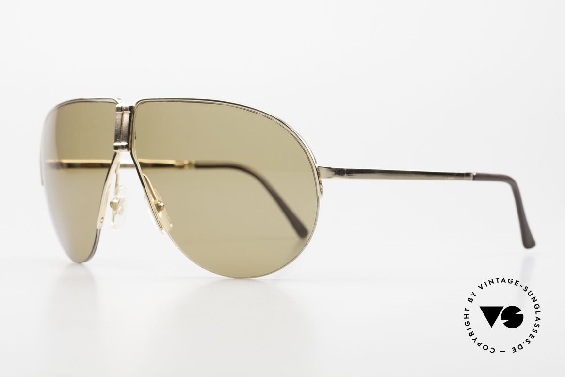 Porsche 5628 Faltbare Designerbrille 80er, halb rahmenlos = sehr leicht & angenehm zu tragen, Passend für Herren