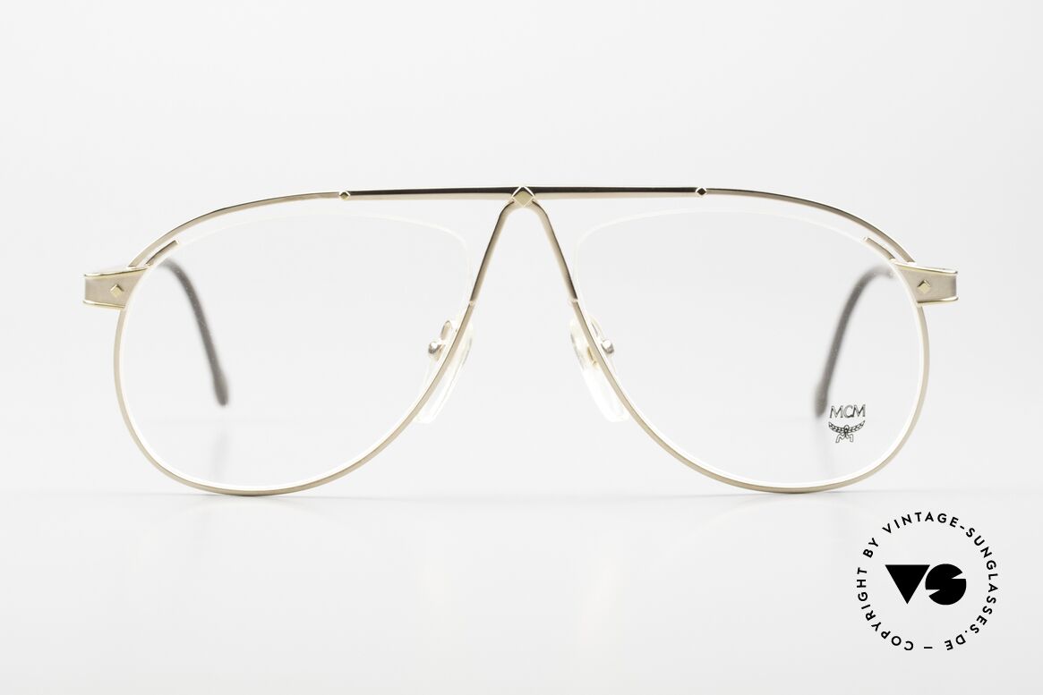 MCM München 9 90er Nylor Aviator Design, edle MCM Designer-Brille aus den 90ern, 54-22, Passend für Herren