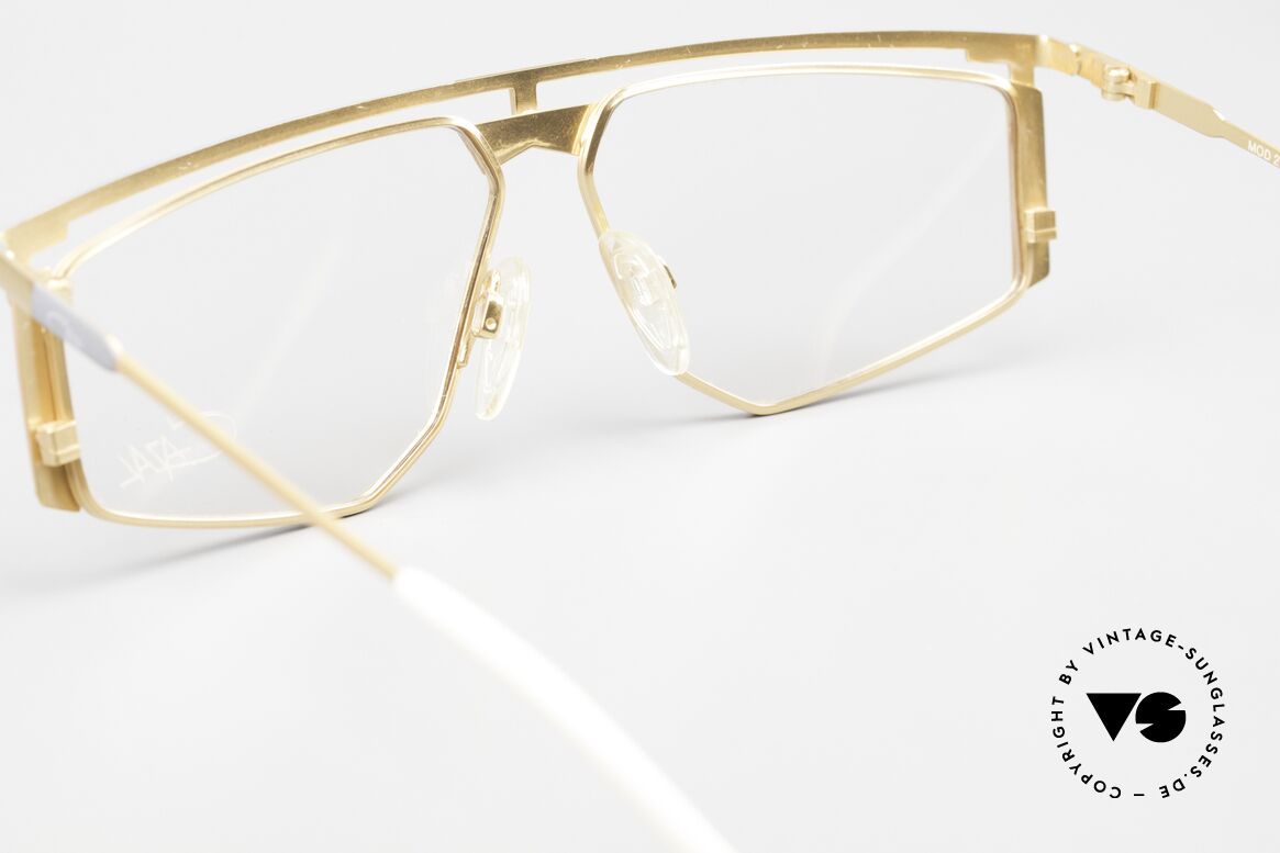 Cazal 235 80er Hip Hop Brille Unisex, Rahmen (Gr. 57/11) ist gemacht für optische Gläser, Passend für Herren und Damen