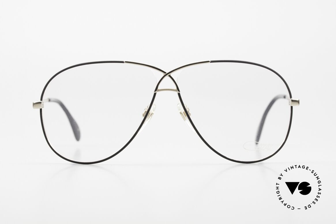 Cazal 728 80er Piloten Brille Large, legendäres Pilotenbrille-Design der 80er Jahre, Passend für Herren