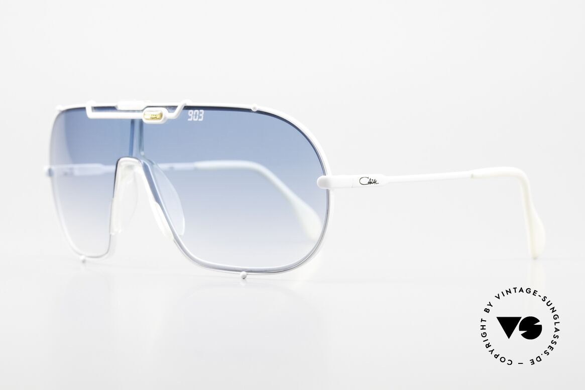 Cazal 903 80er Vintage XXL Sonnenbrille, ungetragenes Modell in XXL-Größe (150mm Breite), Passend für Herren