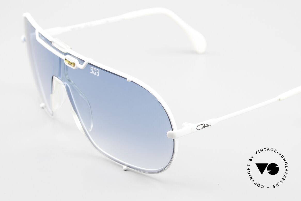 Cazal 903 80er Vintage XXL Sonnenbrille, u.a. getragen von zahlreichen US HipHop Musikern, Passend für Herren