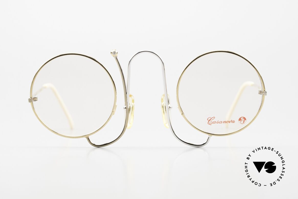 Casanova CMR 1 Außergewöhnliche Brille, Rarität und absolutes Highlight für Sammler, Passend für Damen