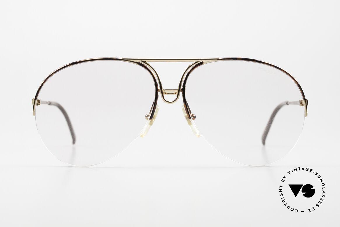 Porsche 5627 Nylor Aviator Brille 90er, rahmenlos = sehr leicht und hoher Tragekomfort, Passend für Herren