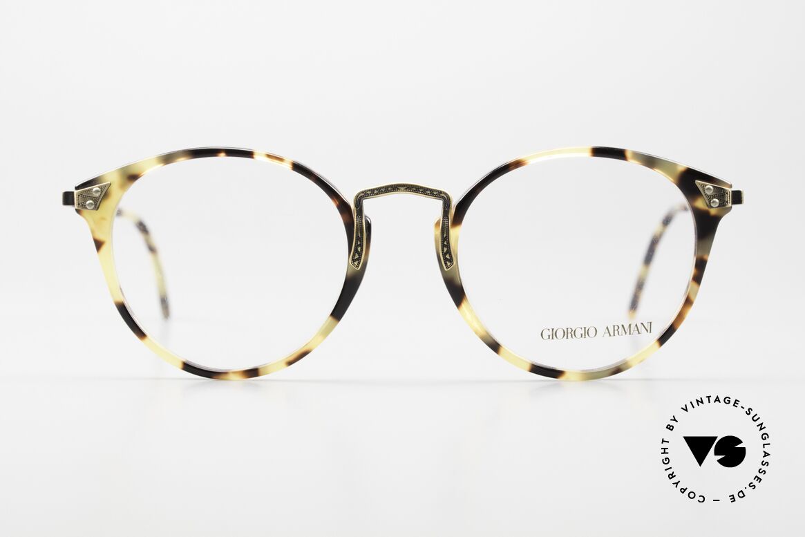 Giorgio Armani 336 Designer Pantobrille 90er, 90er Giorgio Armani Designer-Brille in Größe 51-21, Passend für Herren und Damen
