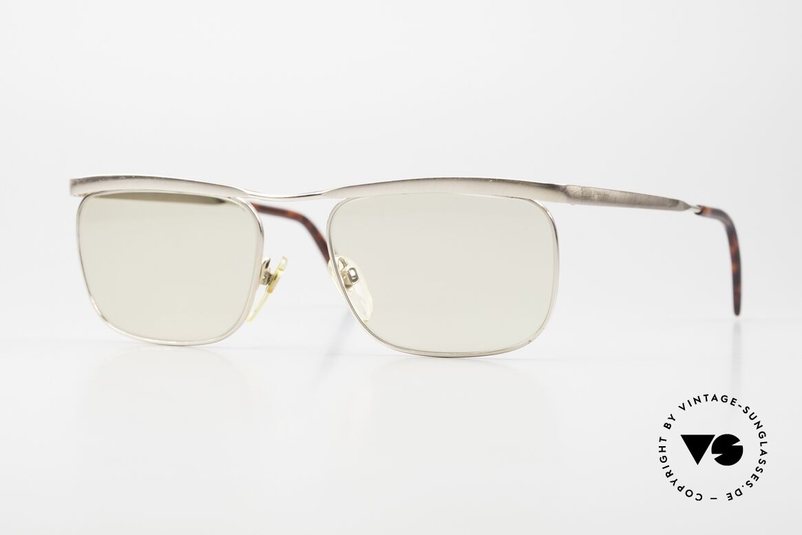 Rodenstock Carlton F 60er Sonnenbrille Echtgold, Rodenstock Brille der 60er Jahre; Mod. Carlton Flach, Passend für Herren