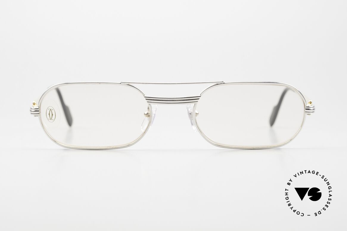 Cartier Must LC - M Customized Rhodiniert, MUST = das erste Modell der Lunettes Collection 1983, Passend für Herren und Damen
