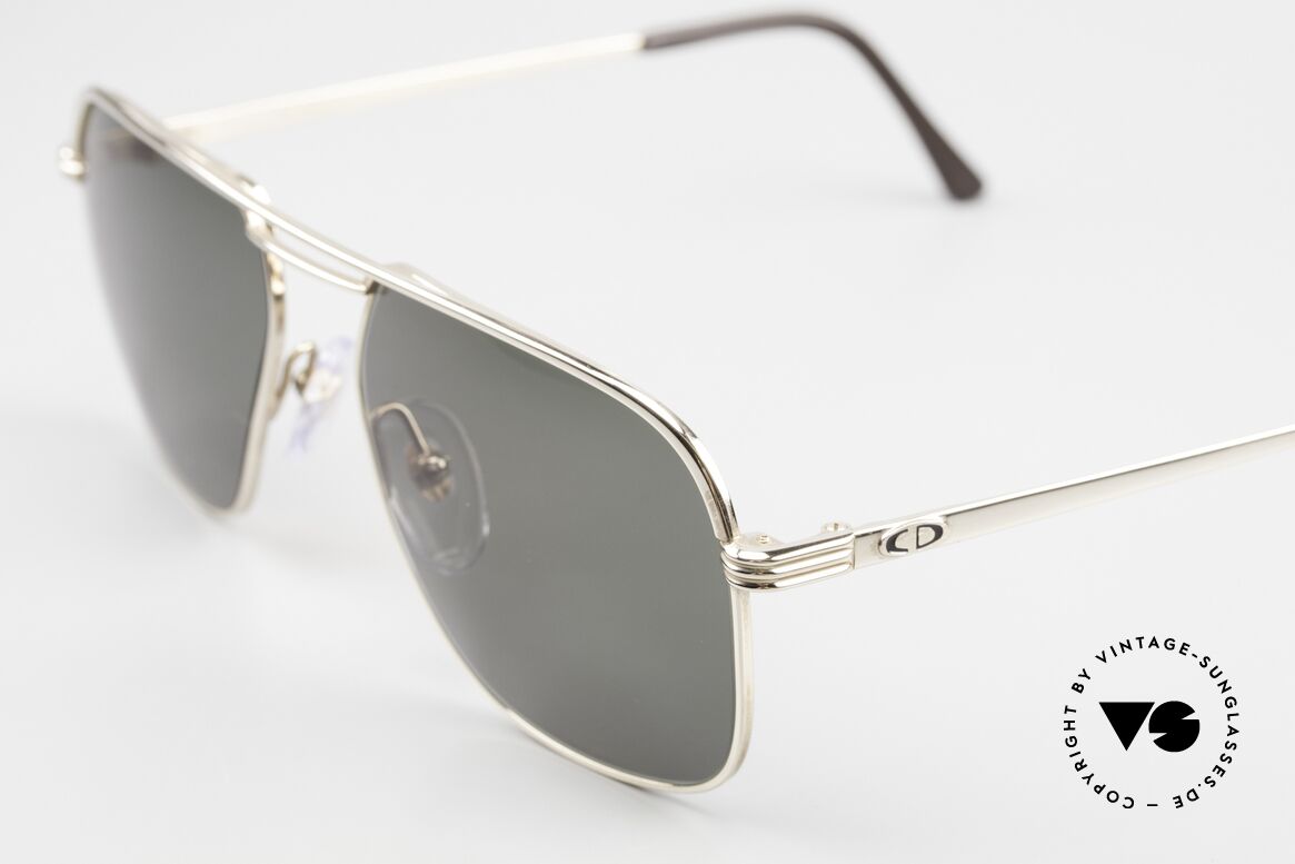 Christian Dior 2322 Legendäre 80er Monsieur Serie, neue dunkelgrüne Sonnengläser mit 100% UV Schutz, Passend für Herren