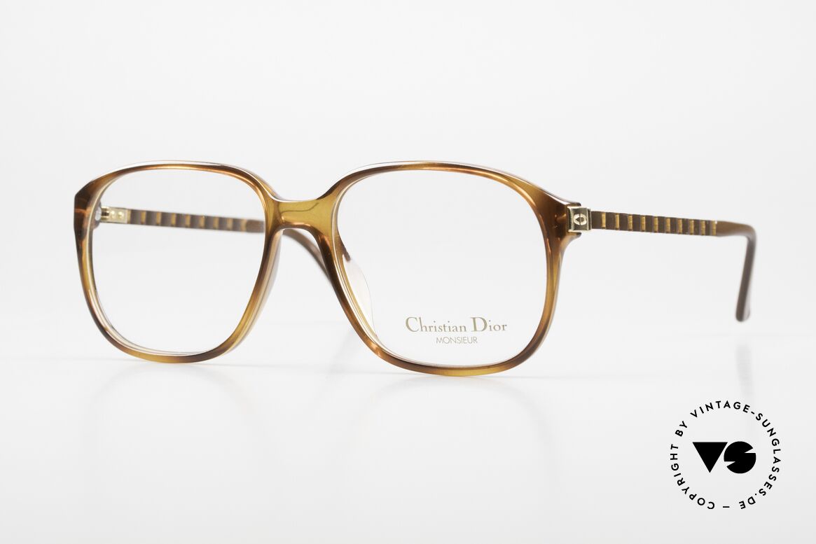 Christian Dior 2454 Alte 80er Monsieur Serie, luxuriöse Chr. Dior vintage Herrenbrille von 1989, Passend für Herren