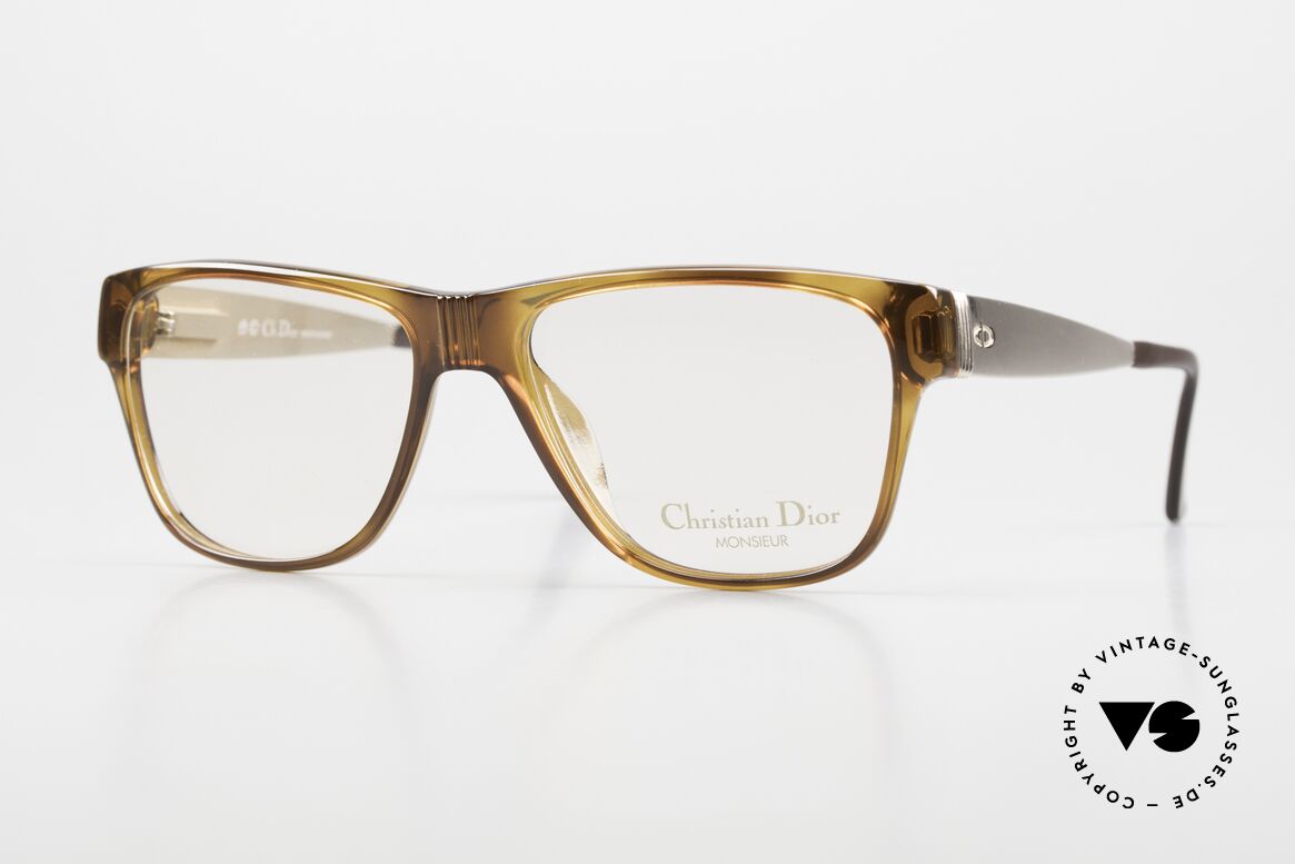 Christian Dior 2406 Vintage Brille Monsieur Eckig, Chr. Dior vintage Herrenbrille aus dem Jahre 1988, Passend für Herren