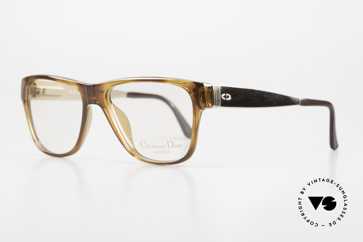 Christian Dior 2406 Vintage Brille Monsieur Eckig, extrem robust und markant (typisch Dior Monsieur), Passend für Herren