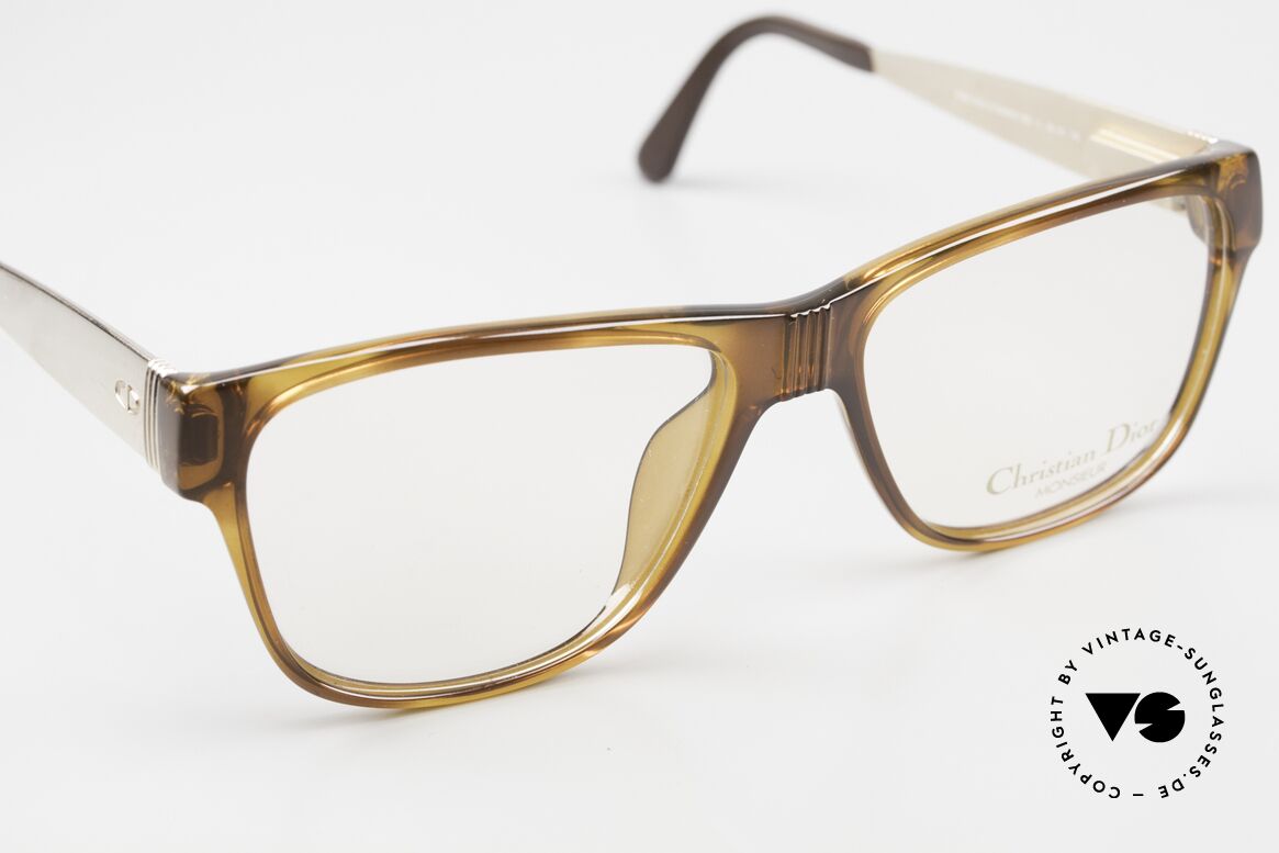 Christian Dior 2406 Vintage Brille Monsieur Eckig, ungetragene Rarität (wie all unsere Dior 'Monsieur'), Passend für Herren