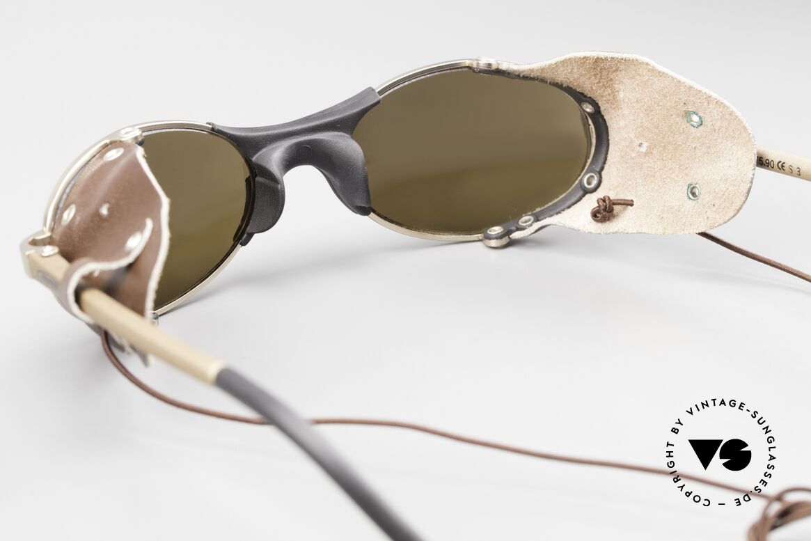 Alpina Tibet 90er Skibrille Kleine Größe, Alpina CeramiC sun lenses, 100% UV Schutz, Passend für Herren und Damen