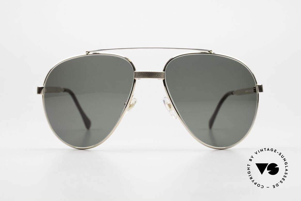 Dunhill 6023 Vergoldete Sonnenbrille 1983, 80er Dunhill vintage Sonnenbrille: 6023, 61/17, Passend für Herren