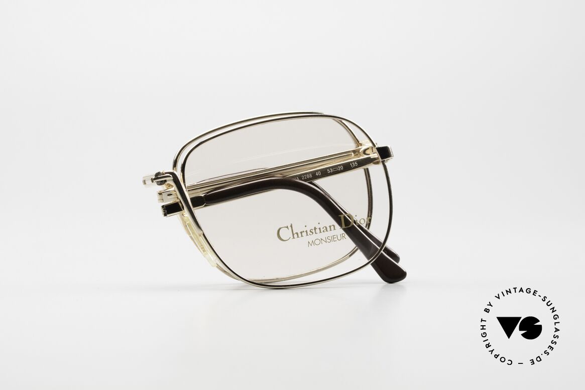 Christian Dior 2288 Monsieur Vintage Faltbrille, Größe: medium, Passend für Herren